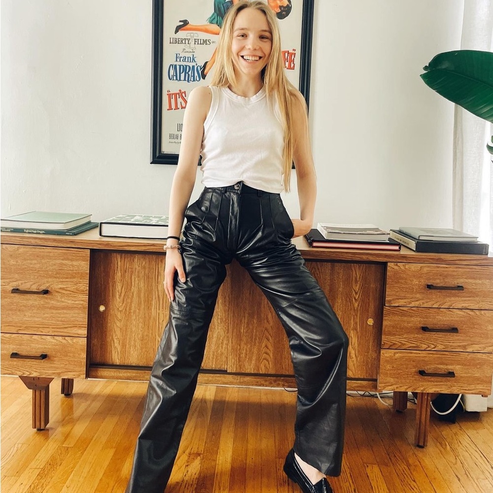 Leather pants
